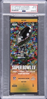 Super Bowl LV Ticket - None Given Out To The Public (PSA NM-MT 8)